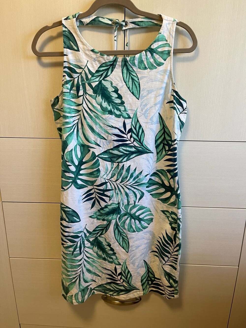 Tommy Bahama Moorea Monstera High Neck Sheath Dress